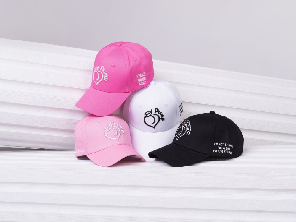 Peach Pump bijeli sportski šešir s vizirom