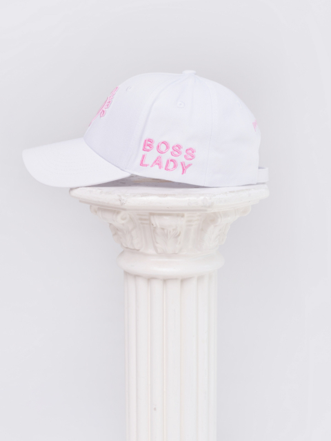 Boss Lady, moderni šešir za sunce s vizirom i logom Peach Pump