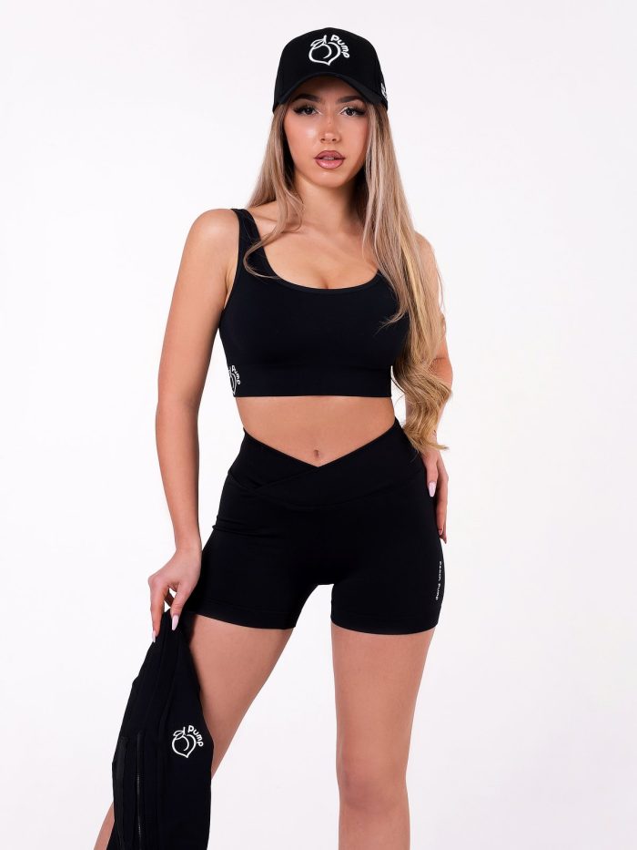 Spectacular sports leggings with V waist in the front, shapes the silhouette