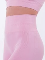 Дамски светло розов клин с вплетено лого Peach Pump