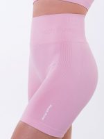 Светло розов безшевен дамски клин с бял надпис Peach Pump