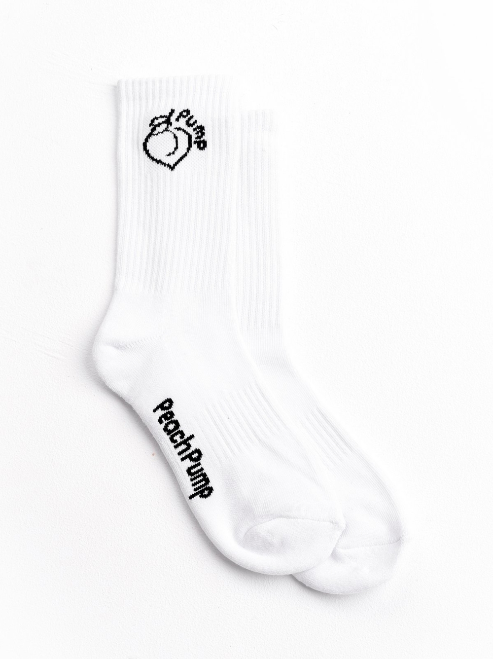 Dámské bílé sportovní ponožky Peach Pump