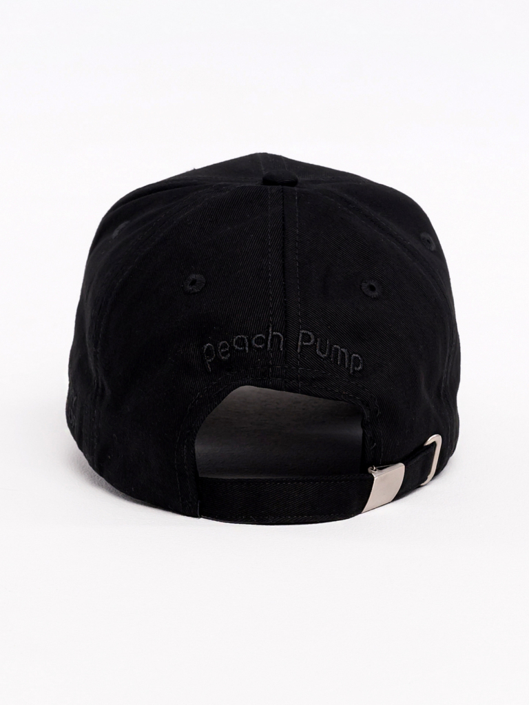 Șapcă sport de damă cu cozoroc și logo negru în spate Peach Pump
